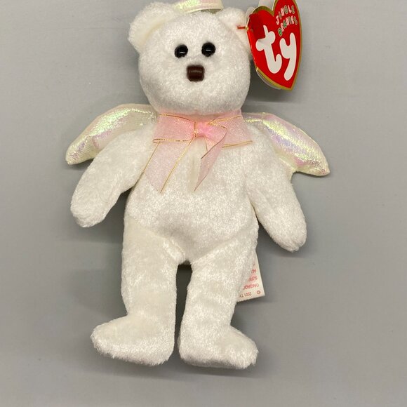 Ty Jingle Beanies Angel Bears Ornaments 2001 Halo 2002 Halo II 2003 Herald - Picture 7 of 16